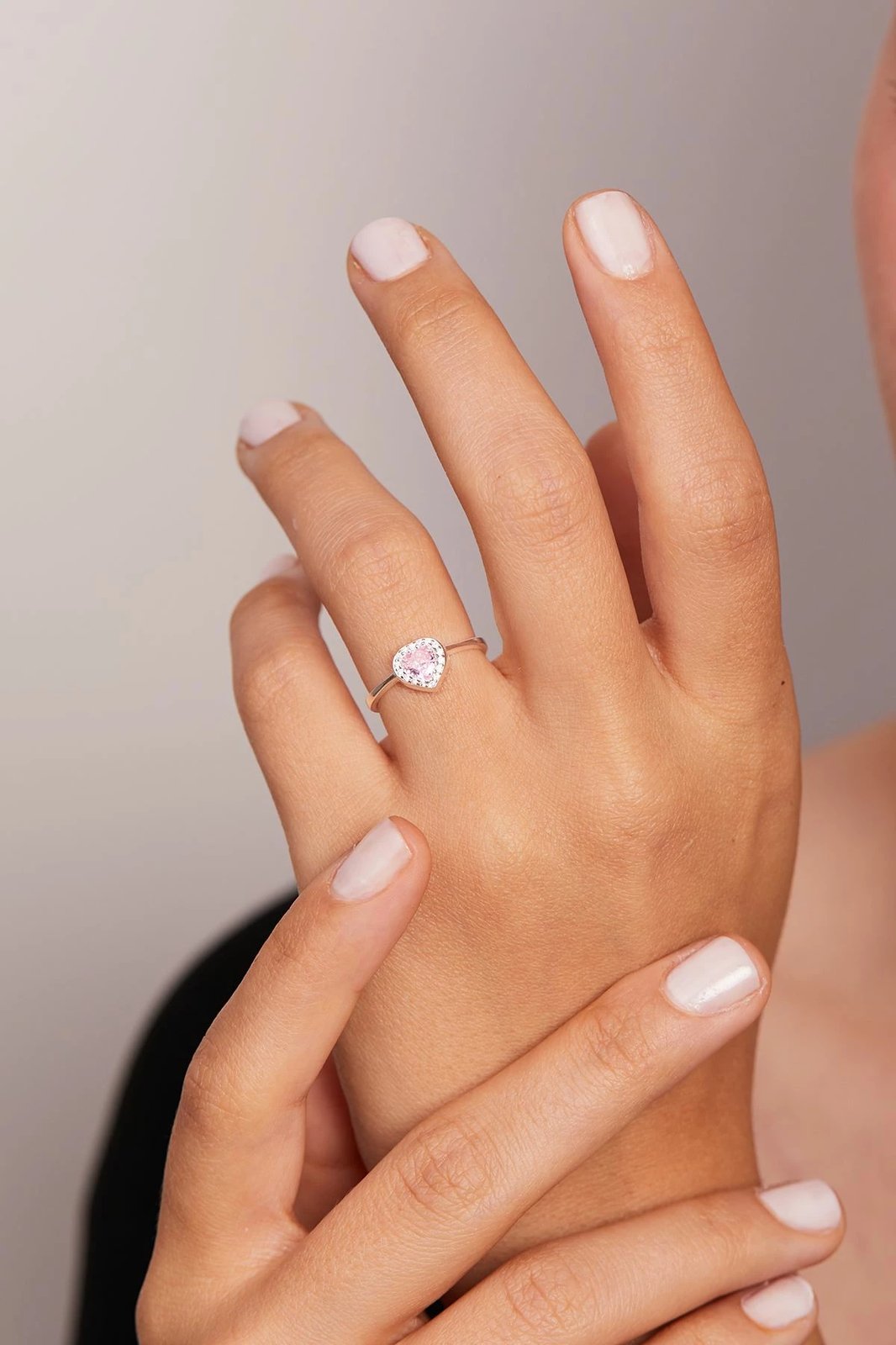 Unazë argjendi, ngjyrë rozë, Elika Silver, ELKAB92277Pembe