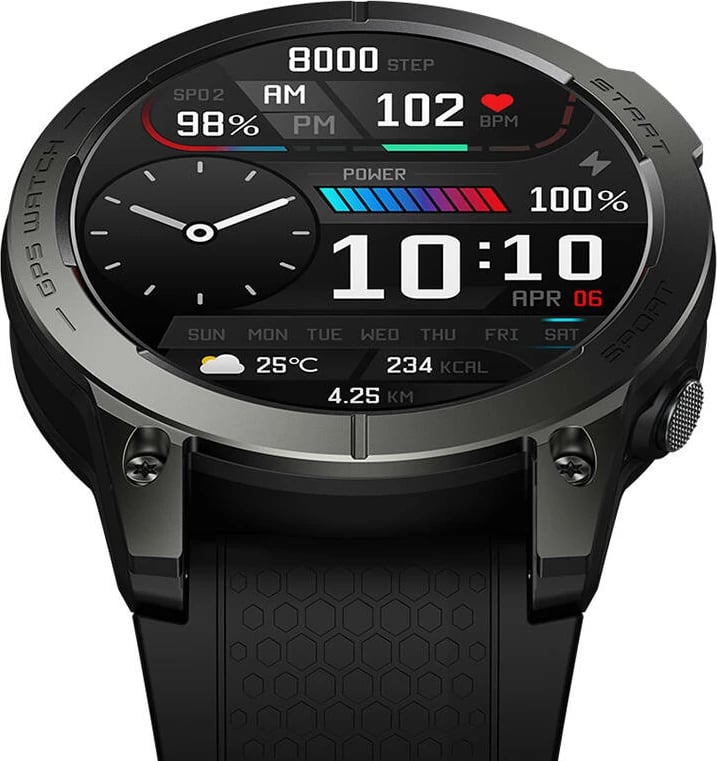 Smartwatch Zeblaze Stratos 3, 1.43", AMOLED, GPS, i zi