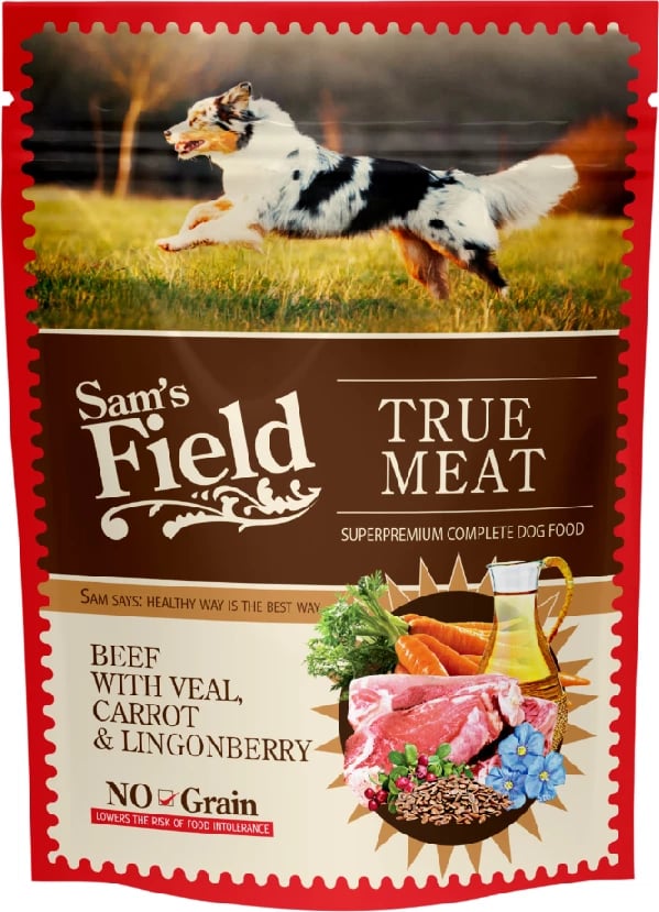 Ushqim i lengshem me mish gjedhi Sam's field 