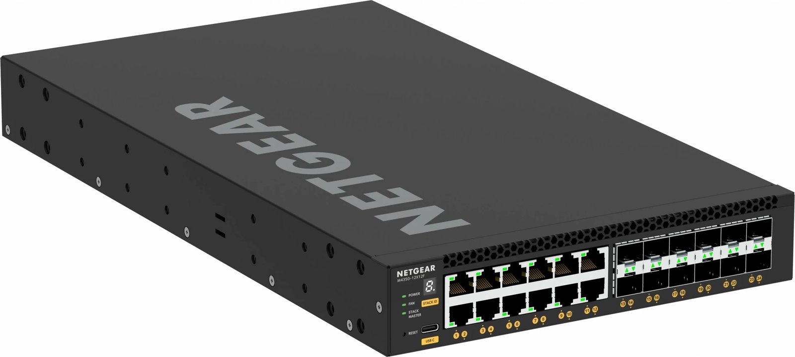 Switch NETGEAR M4350-12X12F, Managed, L3, 10G Ethernet, Rack mounting