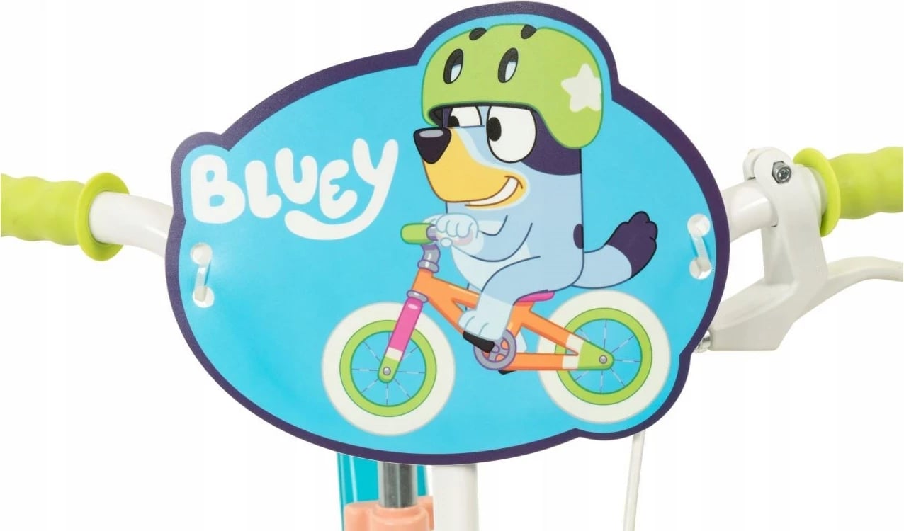 Bicikletë për fëmijë TOIMSA 12” BLUEY, 4 rrota, Temë Paw Patrol, Bardhë