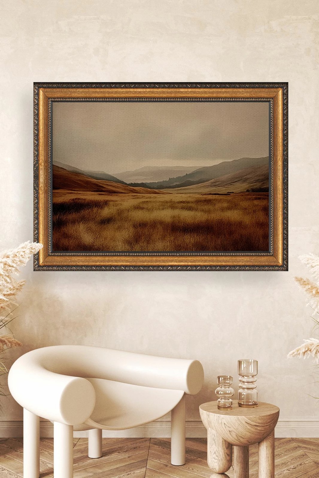 Pikturë dekorative në kanavacë me kornizë, Wallity, ATCRCVCNVSMDL50 - 40x60cm