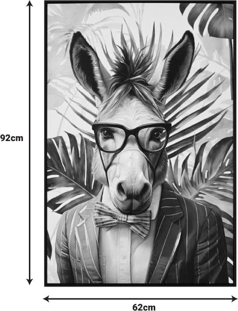 Pikturë në kanavacë Asilas, shumëngjyrëshe, 62x4x92cm, set prej 6 copash