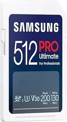Kartelë memorie SD Samsung PRO Ultimate MB-SY512SB/WW, 512GB me lexues USB