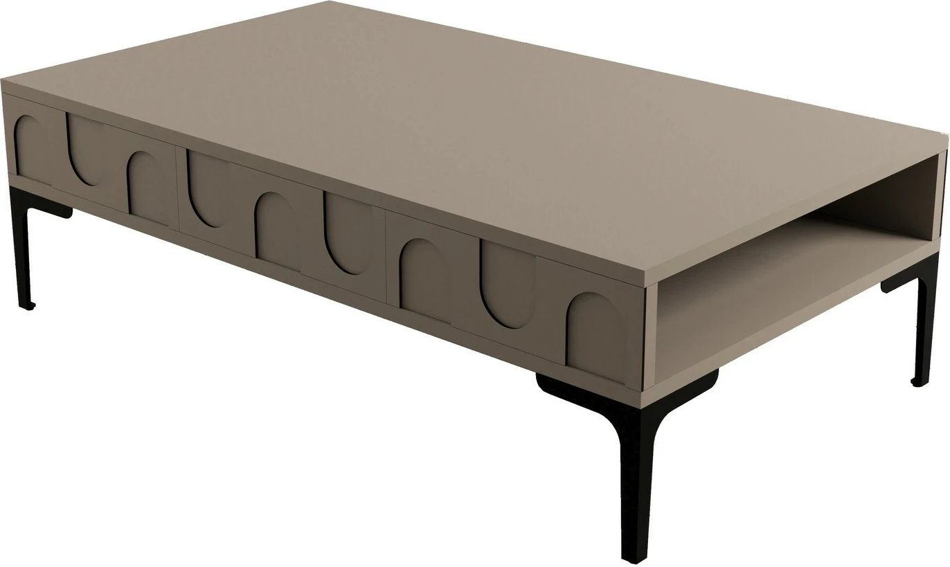 Tavolinë kafeje Skye Decor, Lyon 32 - Atlas, e zezë