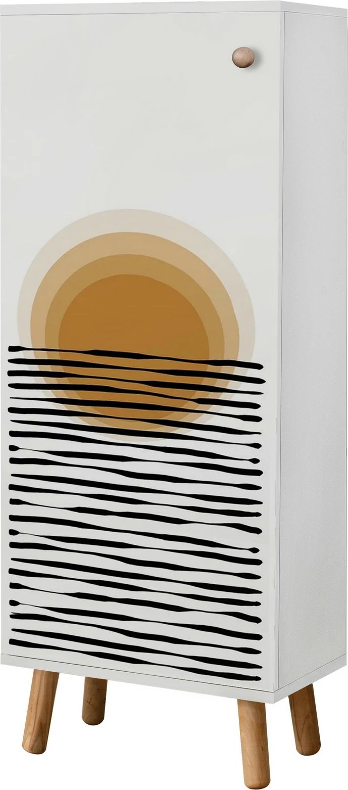 Dollap për këpucë Skye Decor, Vegas - B 945, ngjyrë e bardhë