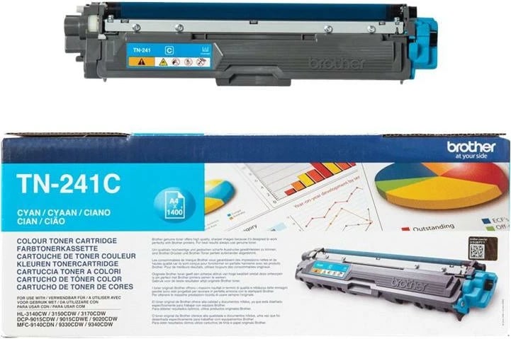 Toner Brother TN-241C, rendiment 1100–1700 faqe, cyan