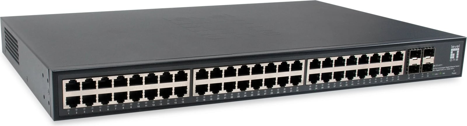 Switch LevelOne GTU-5211, Gigabit Ethernet, 48 porte, i pa menaxhuar