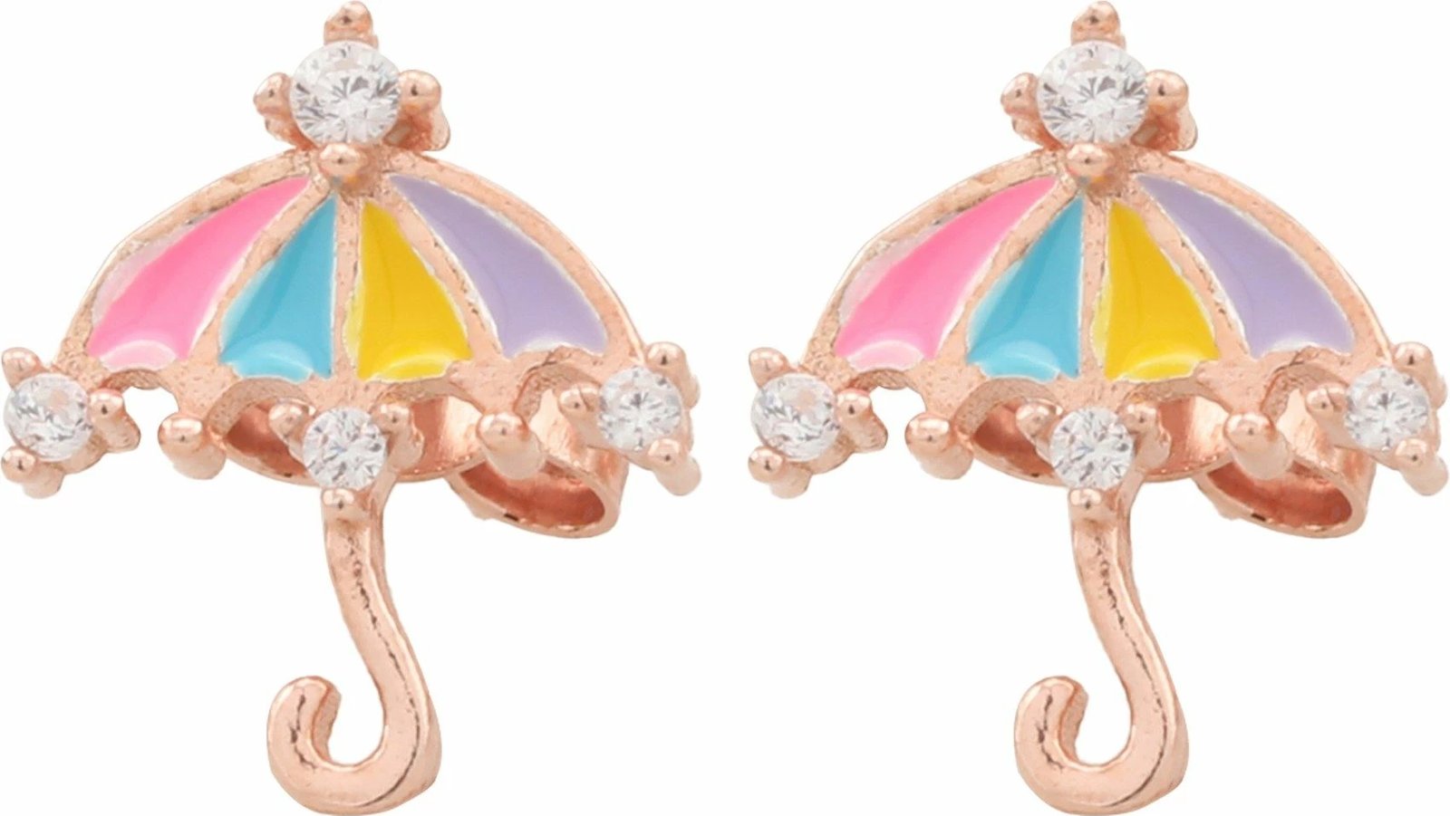 Vathë argjendi në ngjyrë rozë gold, Jumeon, 10404ROS