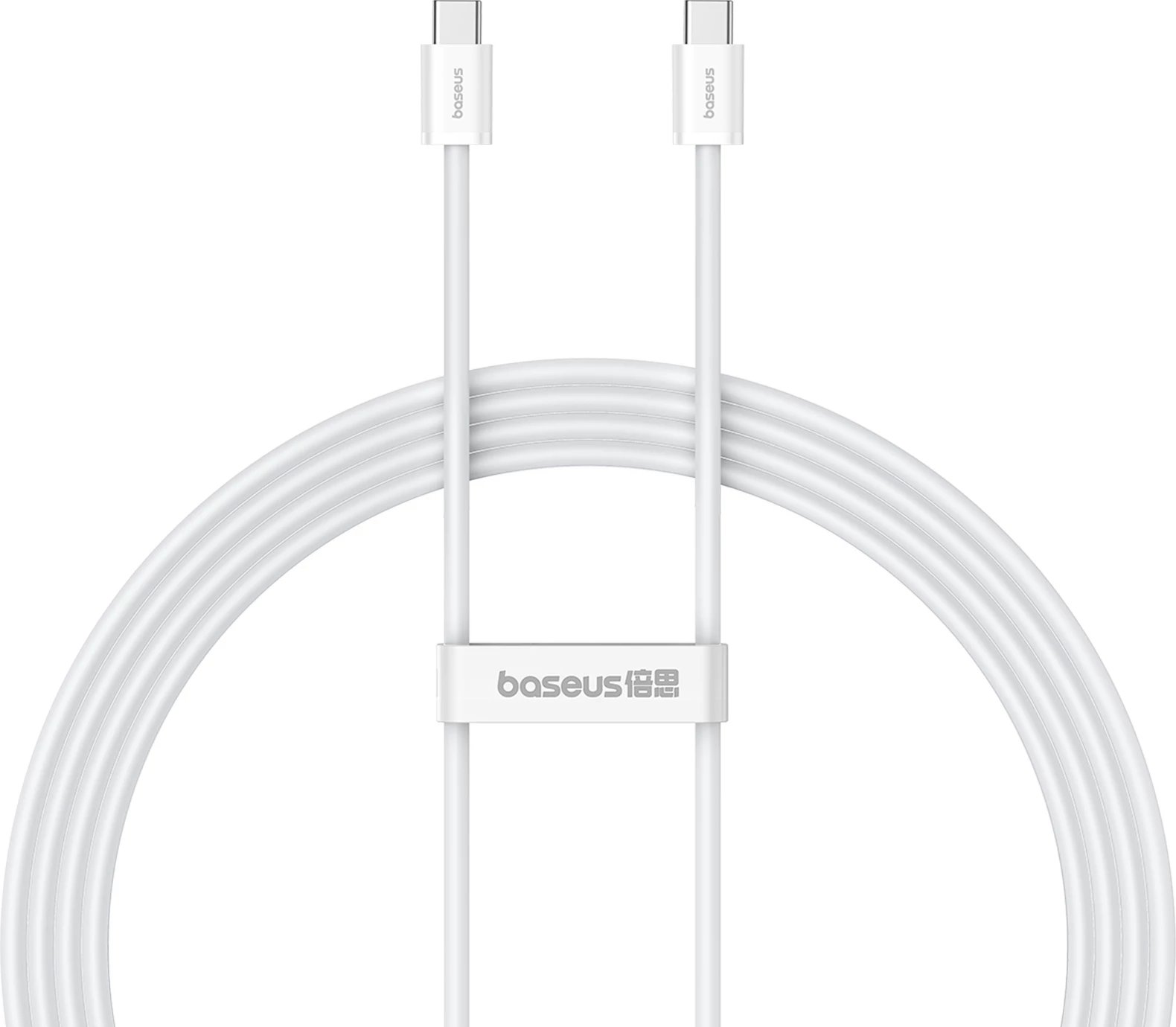 Kabllo USB-C në USB-C Baseus Superior Series II, 2m, 30W, 480Mb/s, e bardhë
