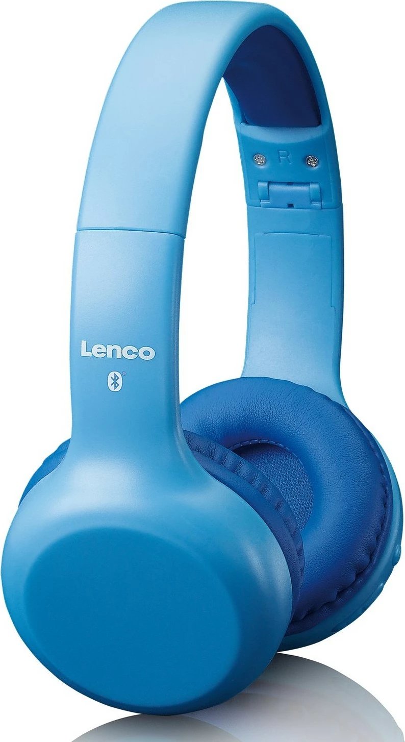 Kufje Lenco HPB-110BU, Bluetooth, palosëse, për fëmijë, kaltër