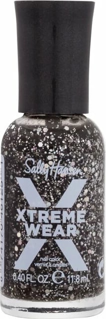 Llak për thonj Sally Hansen Xtreme Wear 630 Knighttime për femra e zezë 11,8ml