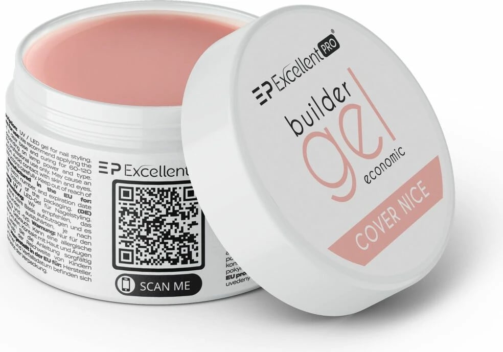 Xhel ndërtues për femra Excellent PRO Economic Cover Nice, 50g
