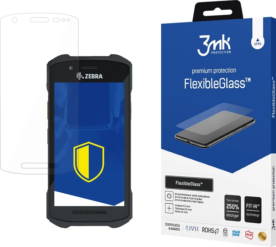 Mbrojtës ekrani FlexibleGlass 3mk për Zebra TC21/TC26, Transparent