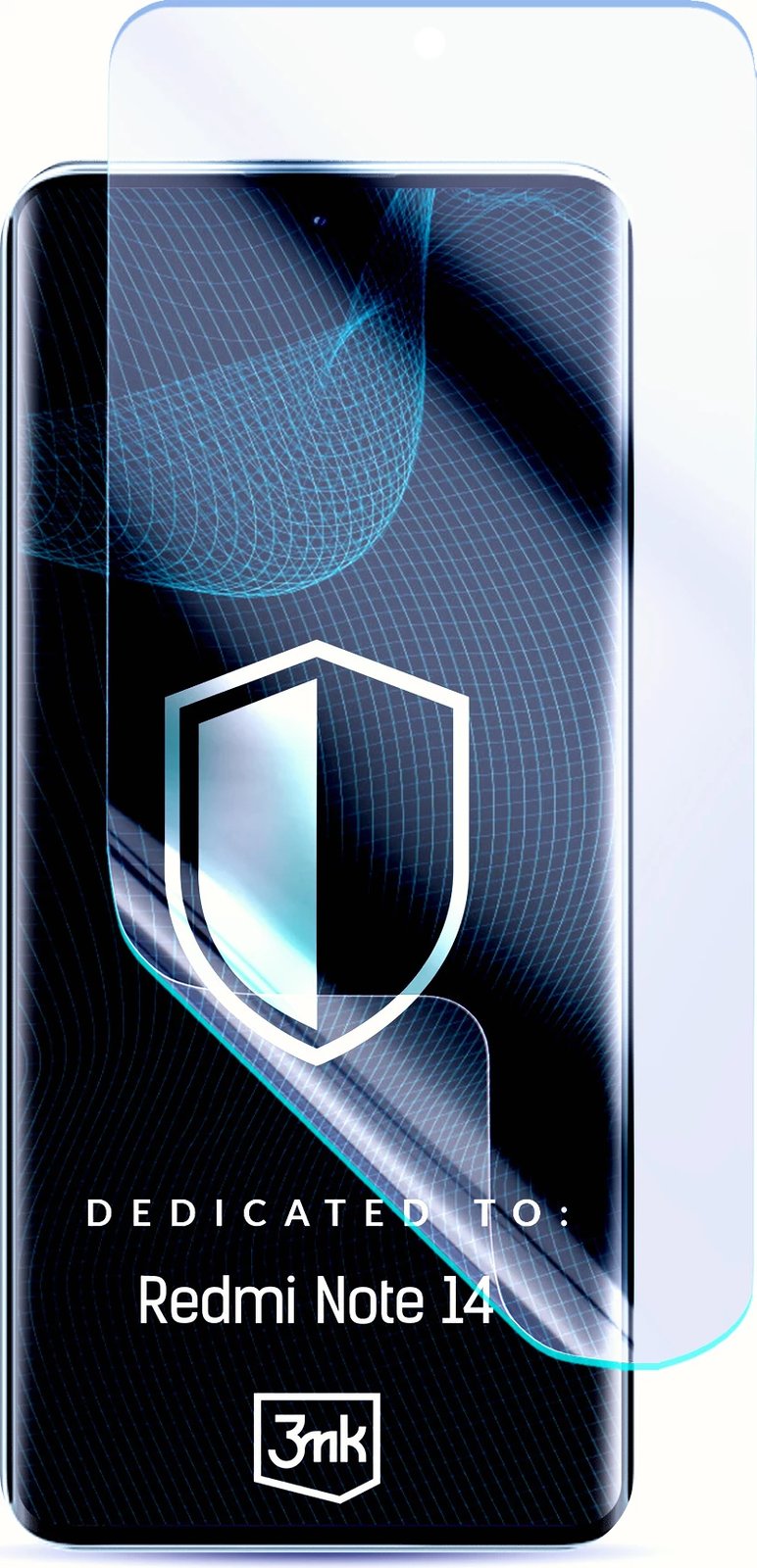 Folje mbrojtëse 3mk 1UP për Xiaomi Redmi Note 14 4G, TPU