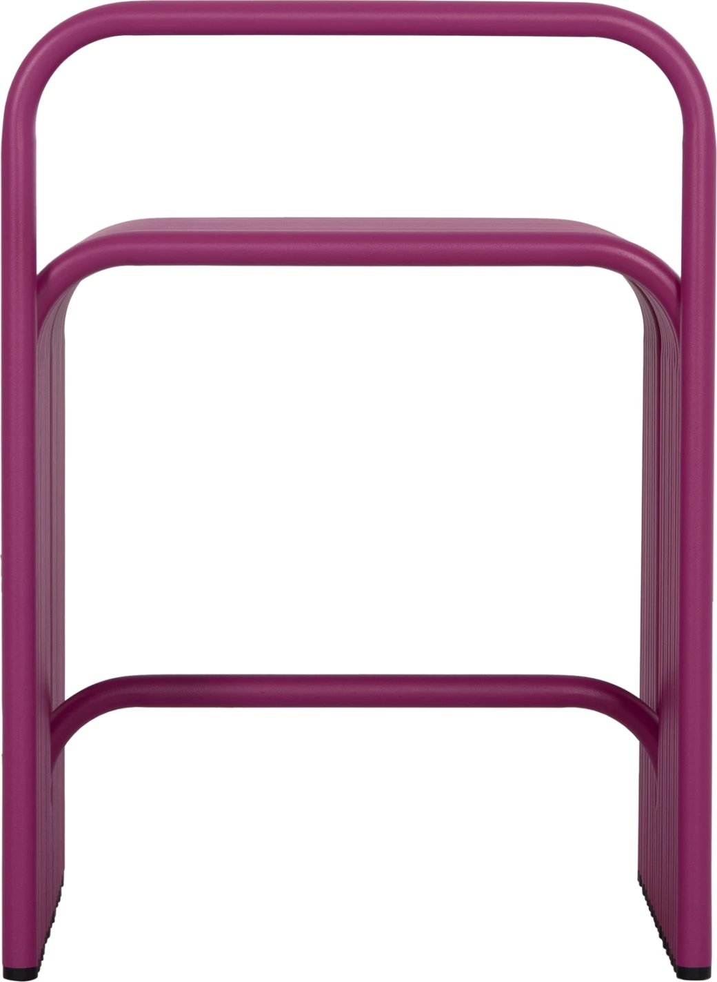 Karrige e ulët INTREPID, alumin, ngjyrë e purpurt, 40x38x55cm