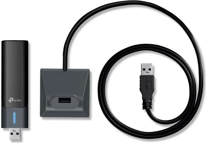 Adapter rrjeti USB TP-LINK Archer TXE70UH AXE5400, WiFi 6E, me dy antena, i zi