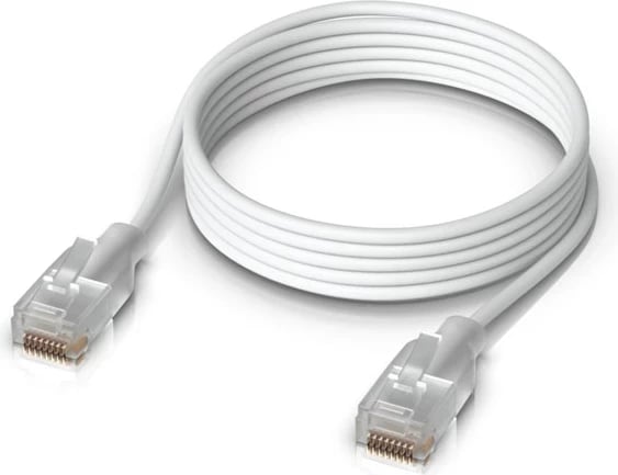 Kabllo rrjeti Ubiquiti UACC-Cable-Patch-EL-1M-W, Cat6, 1m, Translucent