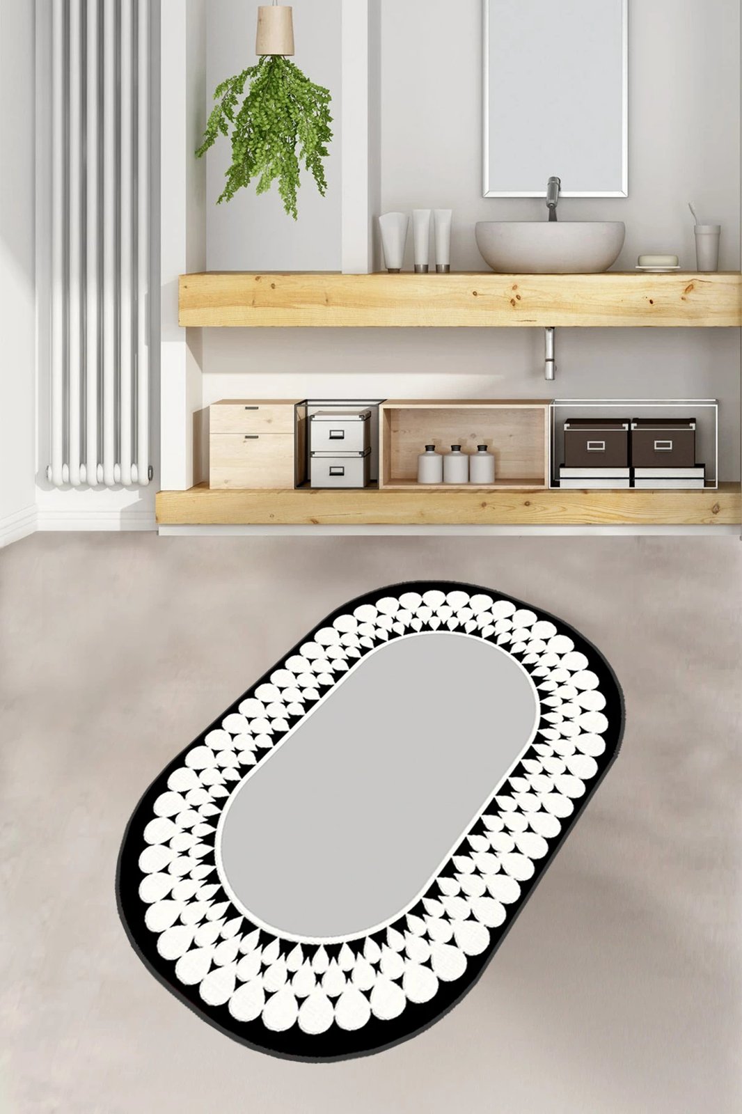 Tapet banje Mijölnir, Balloch, shumëngjyrësh, 70x120cm (1 copë)