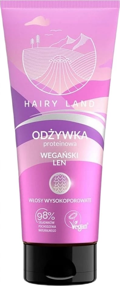 Kondicioner për flokë për femra Hairy Land Protein për flokë me porozitet të lartë Vegan Flax 200ml