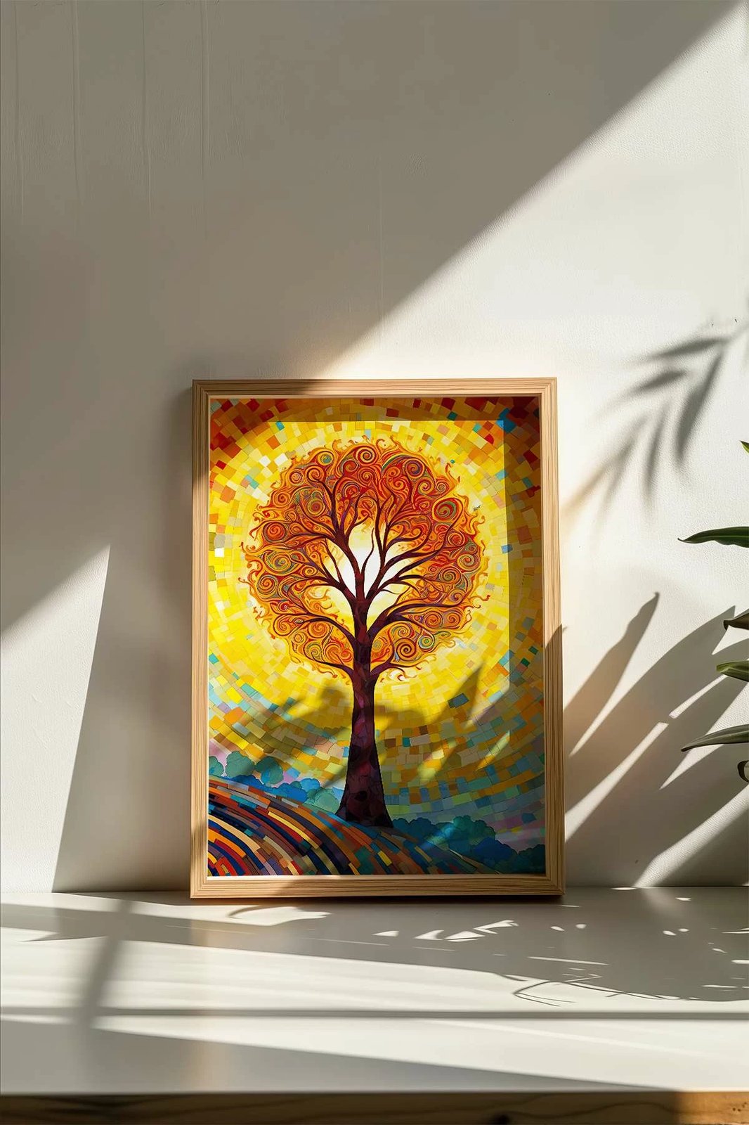 Pikturë dekorative me kornizë, shumëngjyrëshe, Wallity, Mscartmdl12, 33x48cm