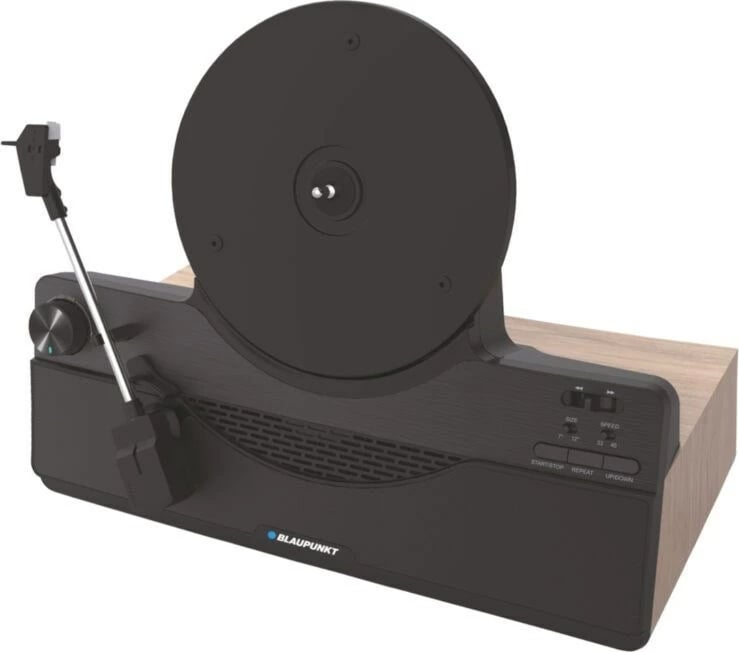 Gramafon Blaupunkt VT100BK, vertikal, me altoparlant të integruar, i zi