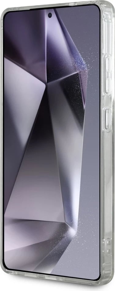 Mbështjellës Karl Lagerfeld Button Choupette Head Printed Logo MagSafe për Samsung Galaxy S25 Ultra, Bardhë