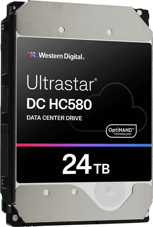 Hard disk Western Digital Ultrastar DC HC580, 24 TB, 7200 RPM, 3.5", SAS
