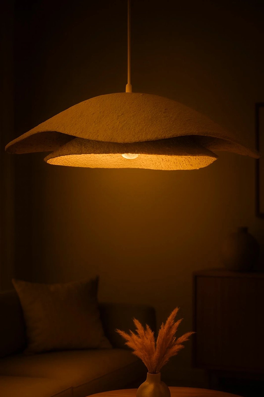 Llambë tavani Opviq, BK222, ngjyrë krem dhe e bardhë