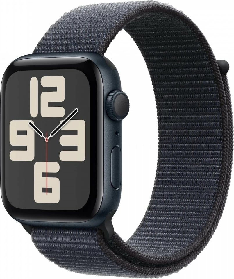 Smartwatch Apple Watch SE, 44 mm, 32 GB, midnight, rrip sport navy