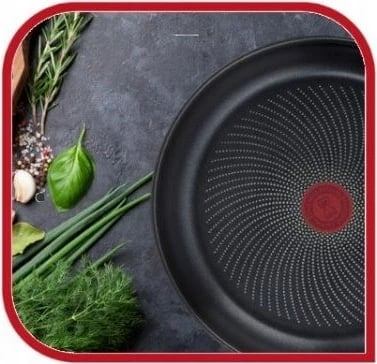 Tigan Tefal Intuition B8170644, 28 cm, Çelik, Titanium