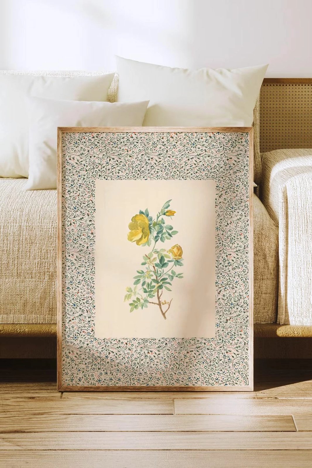 Pikturë dekorative me kornizë, Wallity, Artsmdftek13-3348, shumëngjyrëshe, 33x48cm