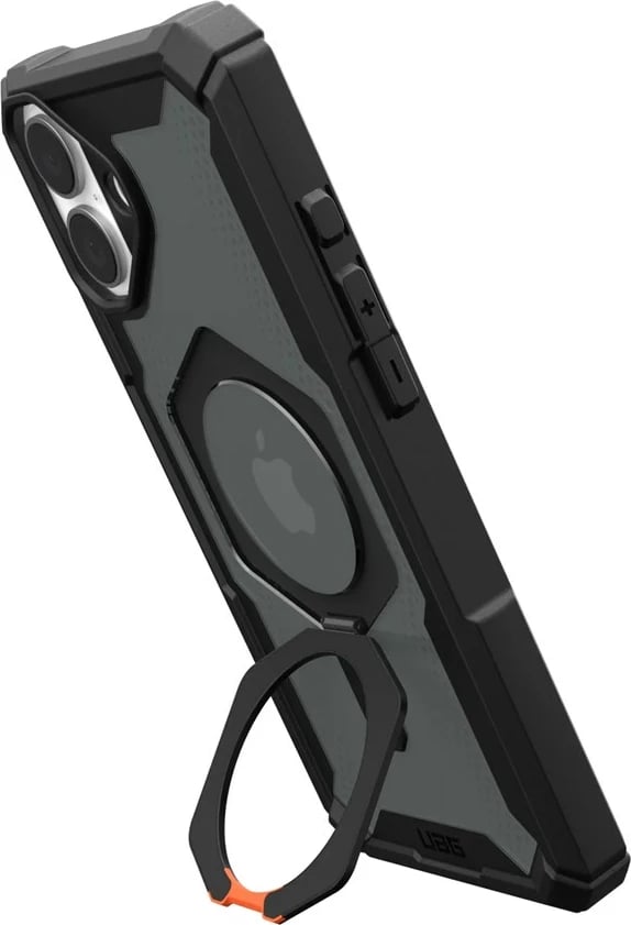 Mbështjellës Urban Armor Gear Plasma XTE për Apple, 6.7", TPU, Zi/Portokalli