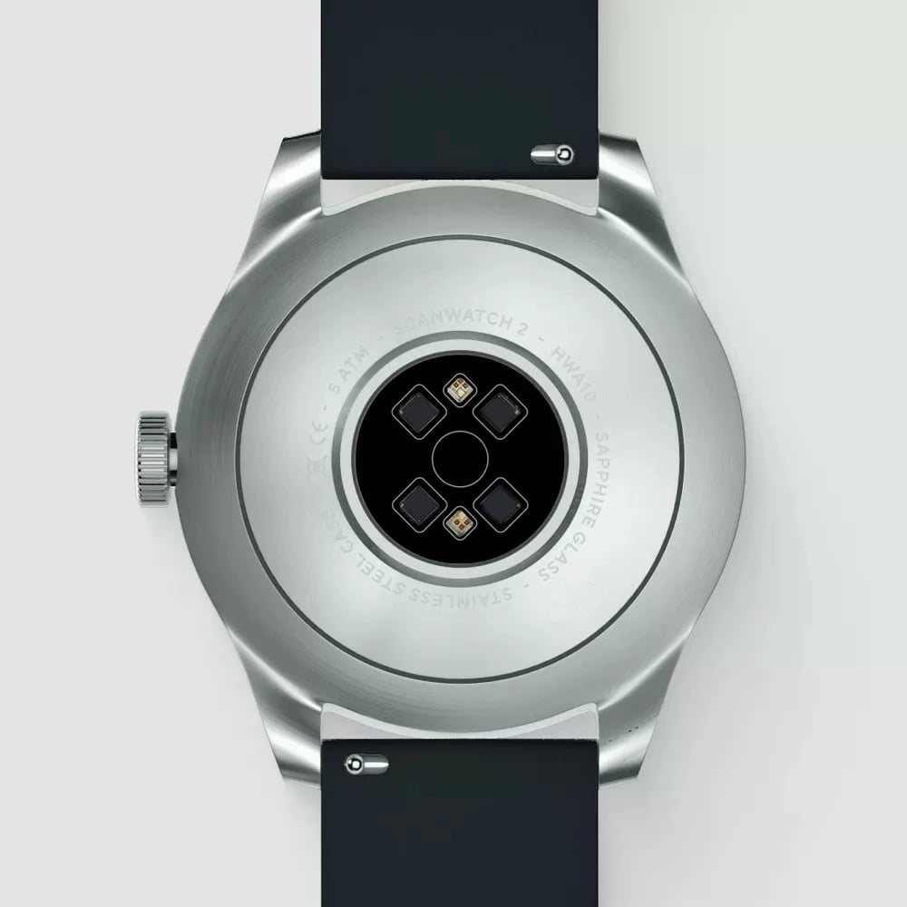 Smartwatch Withings ScanWatch 2, 1.6 cm, OLED, 52.6 g, ngjyrë e zezë