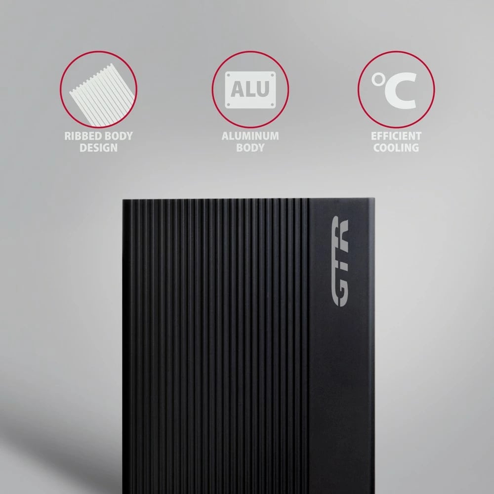 Kasë e jashtme AXAGON EE35-GTR, për hard disk 3.5", USB 3.2 Gen 1, SATA, Metal, E zezë