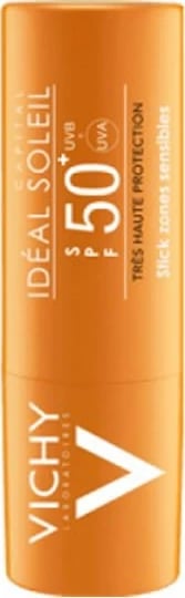 Stick mbrojtës nga dielli Vichy Idéal Soleil Zones Sensibles SPF50, 9ml