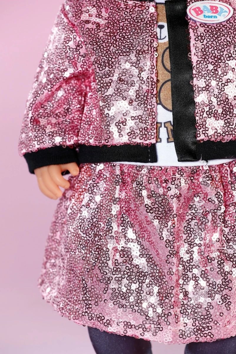 Veshje kukulle, Baby Born 837320-116725, set 5 copë për kukulla 43 cm, shumëngjyrësh