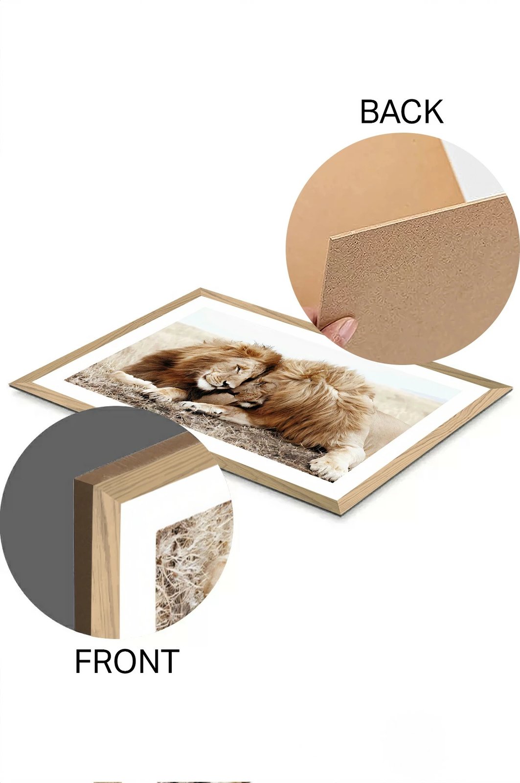 Pikturë dekorative, Wallity, shumëngjyrëshe, Tekhammdf42, 33x48cm