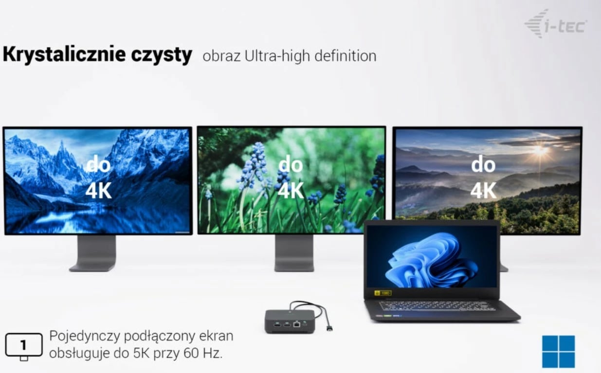 Stacion dokimi i-tec C31TRIVIDPRO100W me karikues universal 100W, i zi