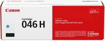Toner Canon 046 H CRG-046, rendiment i lartë 5000 faqe, origjinal, P/N 1253C002, Cyan