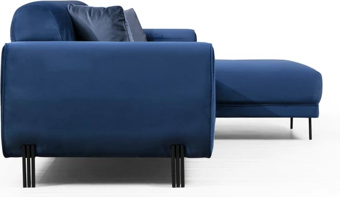 Kënd divan-krevat Atelier del Sofa, kënd i djathtë, ngjyrë blu e errët (L3-Chl)