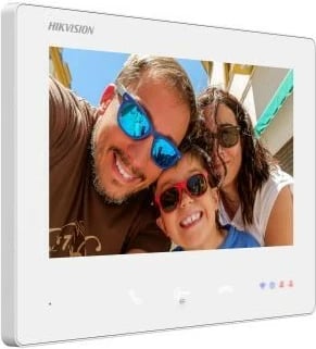 Video-interfon Hikvision DS-KH7300EY-WTE2, 7 inç, i bardhë