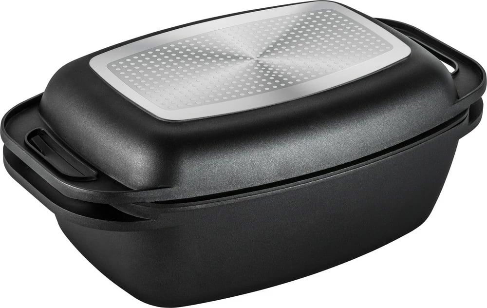 Tavë Lamart LT1105, 9 L/ 3 L, e zezë