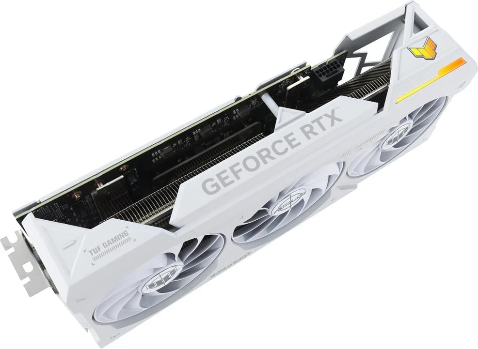 Kartë Grafike ASUS TUF Gaming TUF-RTX4070TIS-O16G-WHITE-GAMING, NVIDIA GeForce RTX 4070 Ti SUPER, 16 GB GDDR6X, e bardhë Kartë Grafike ASUS TUF Gaming TUF-RTX4070TIS-O16G-WHITE-GAMING, NVIDIA GeForce RTX 4070 Ti SUPER, 16 GB GDDR6X, e bardhë