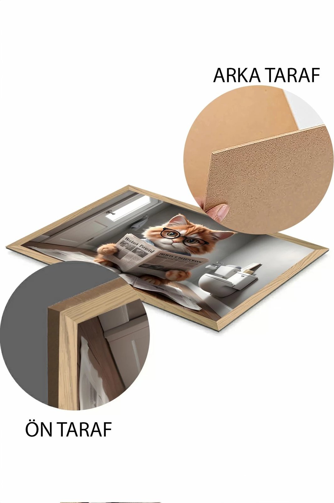 Pikturë dekorative, shumëngjyrëshe, Wallity, Arthynmodelyty3348-52, 33x48cm