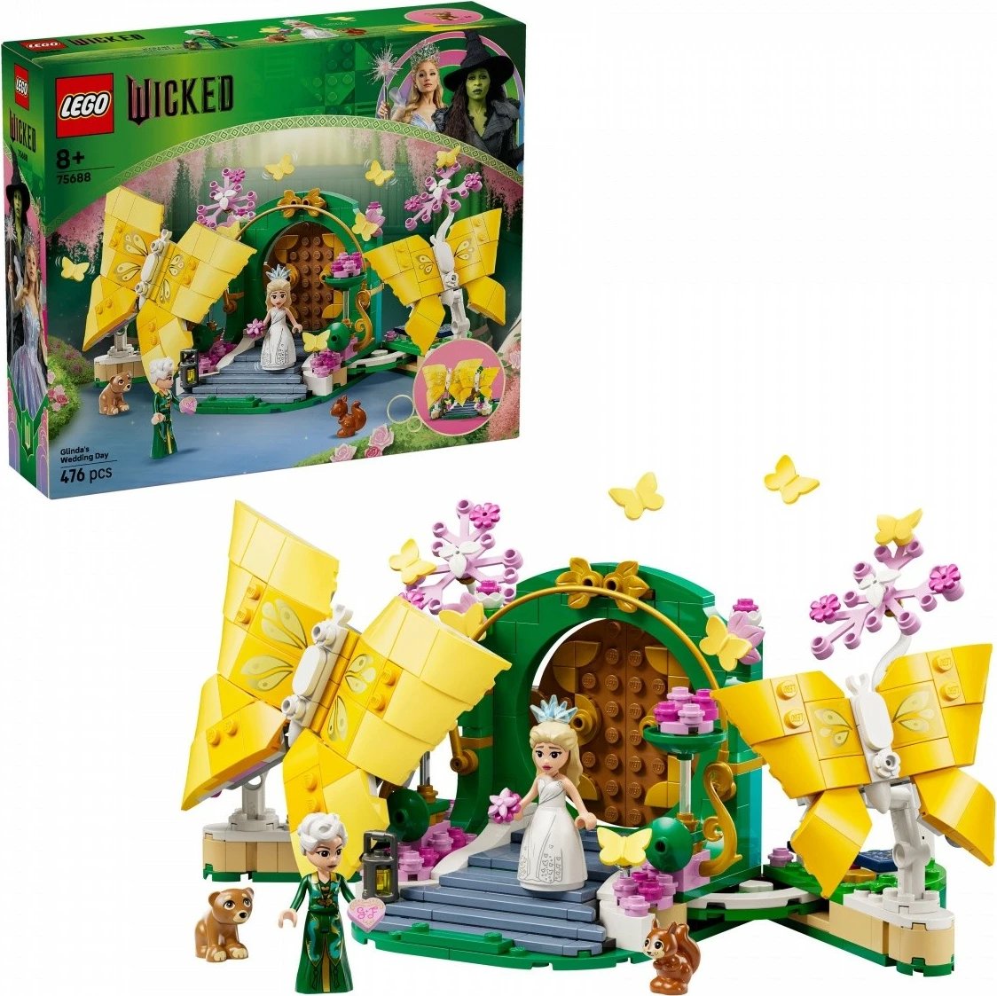 Set ndërtimi, LEGO Wicked, 75688 Glinda's Wedding Day, 476 pjesë, 8+
