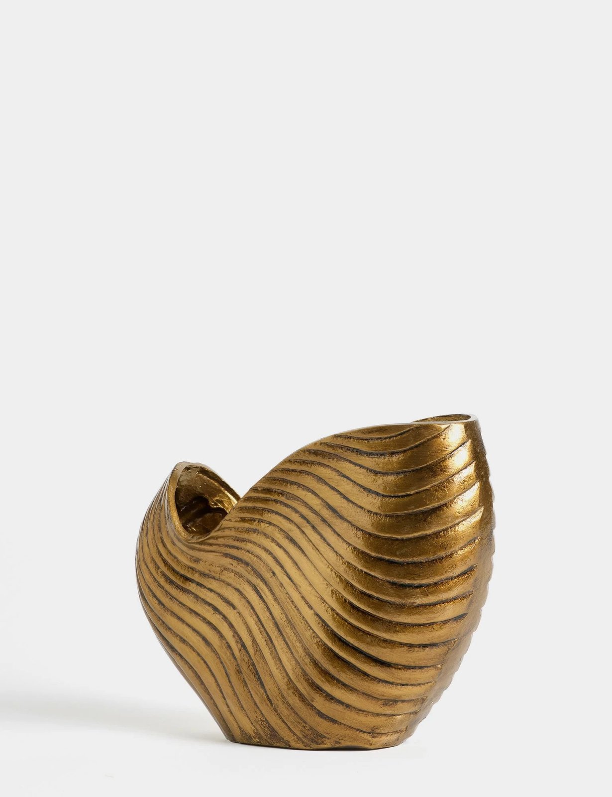 Objekt dekorativ Evila Originals, ngjyrë ari antik, oyster