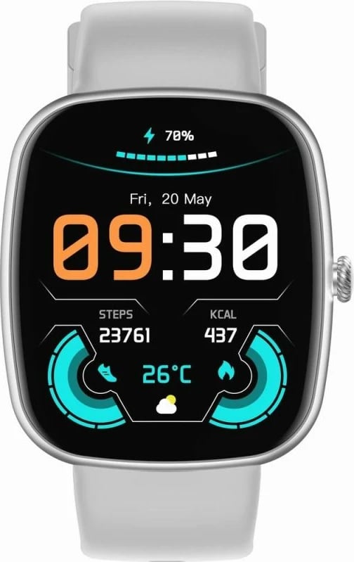 Smartwatch për femra Gravity, e zezë