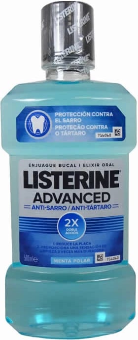 Shpëlarës goje Listerine Advanced 500ml
