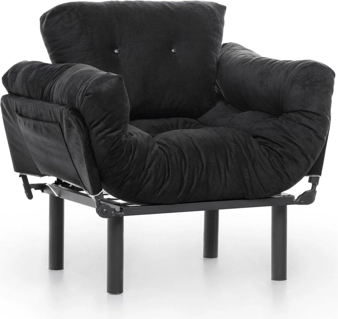 Karrige Wing Nitta, e zezë, Atelier del Sofa